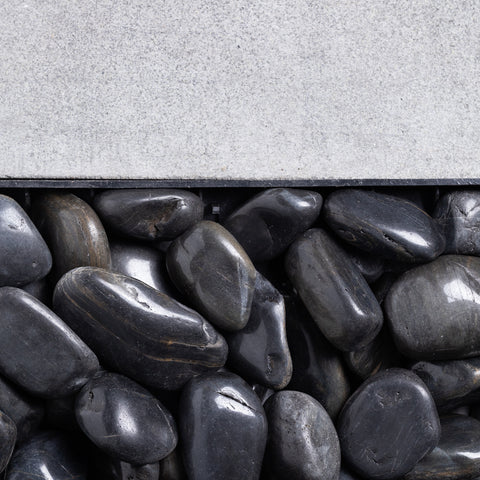 High Polish Black 40-60mm Landscaping Pebbles