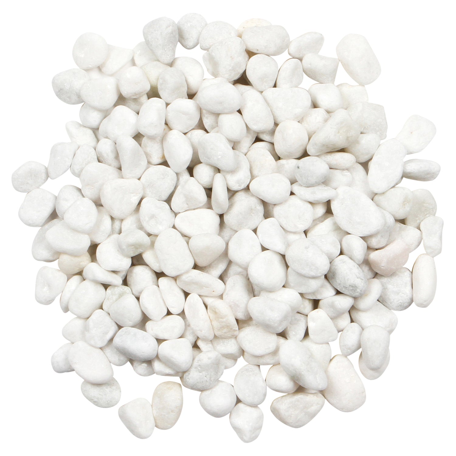 Snow White 10-15mm Landscaping Pebbles