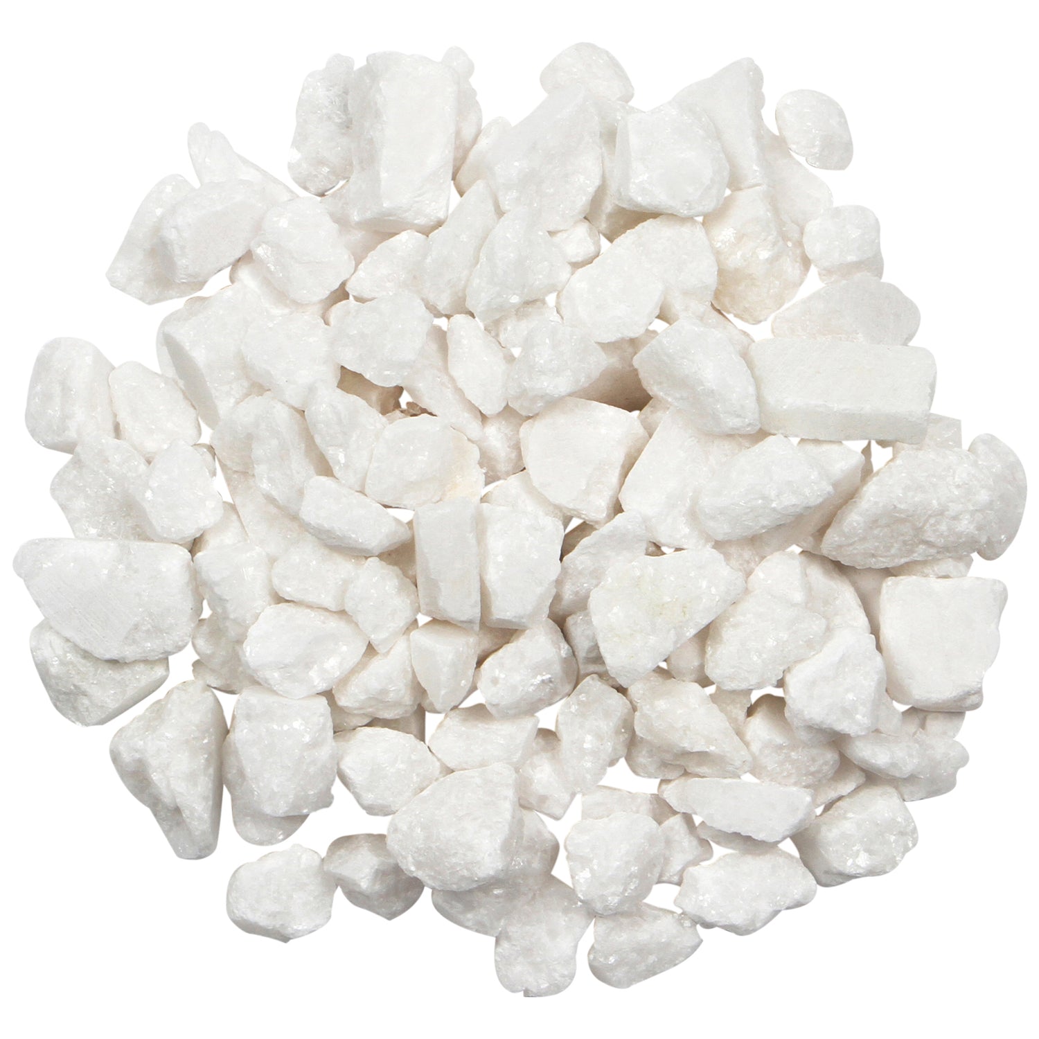 Crushed Snow White 20-25mm Landscaping Pebbles