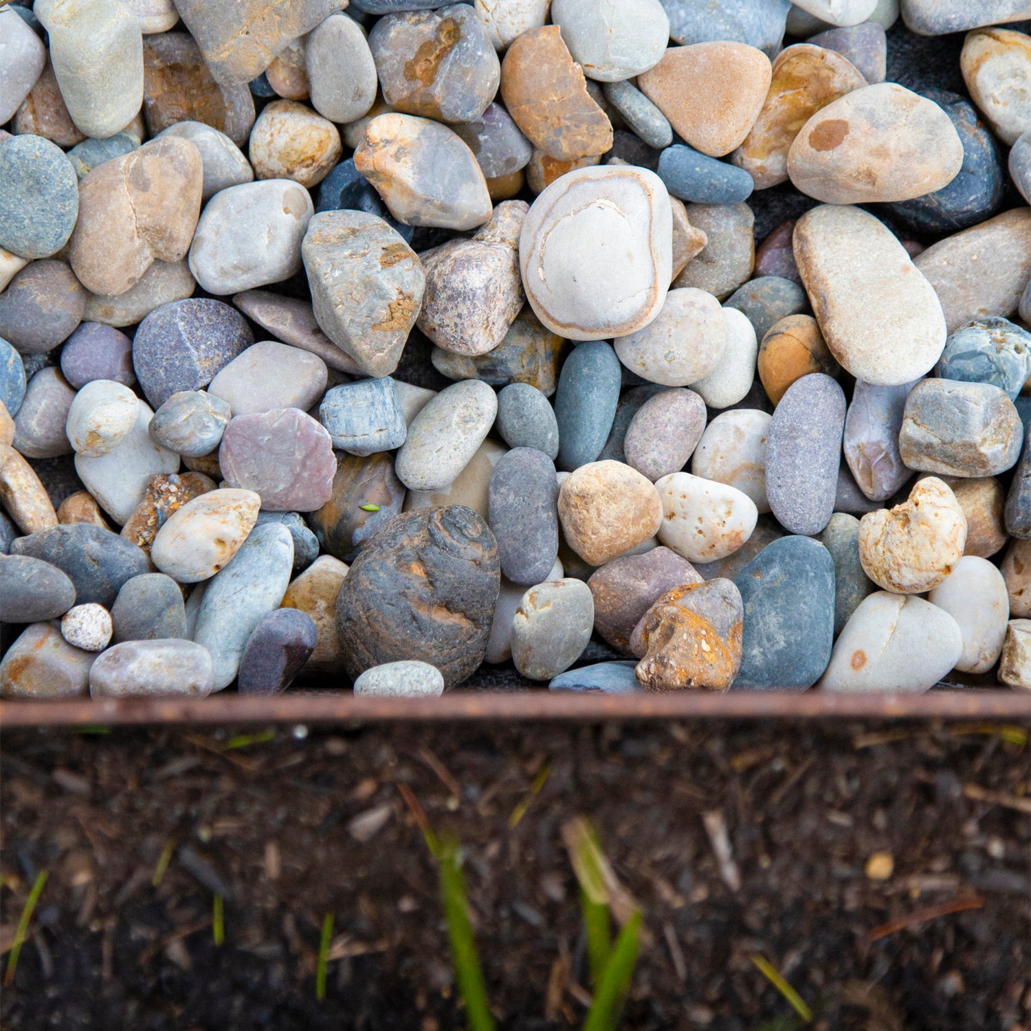 Natural Stone Mix 20-80mm Landscaping Pebbles
