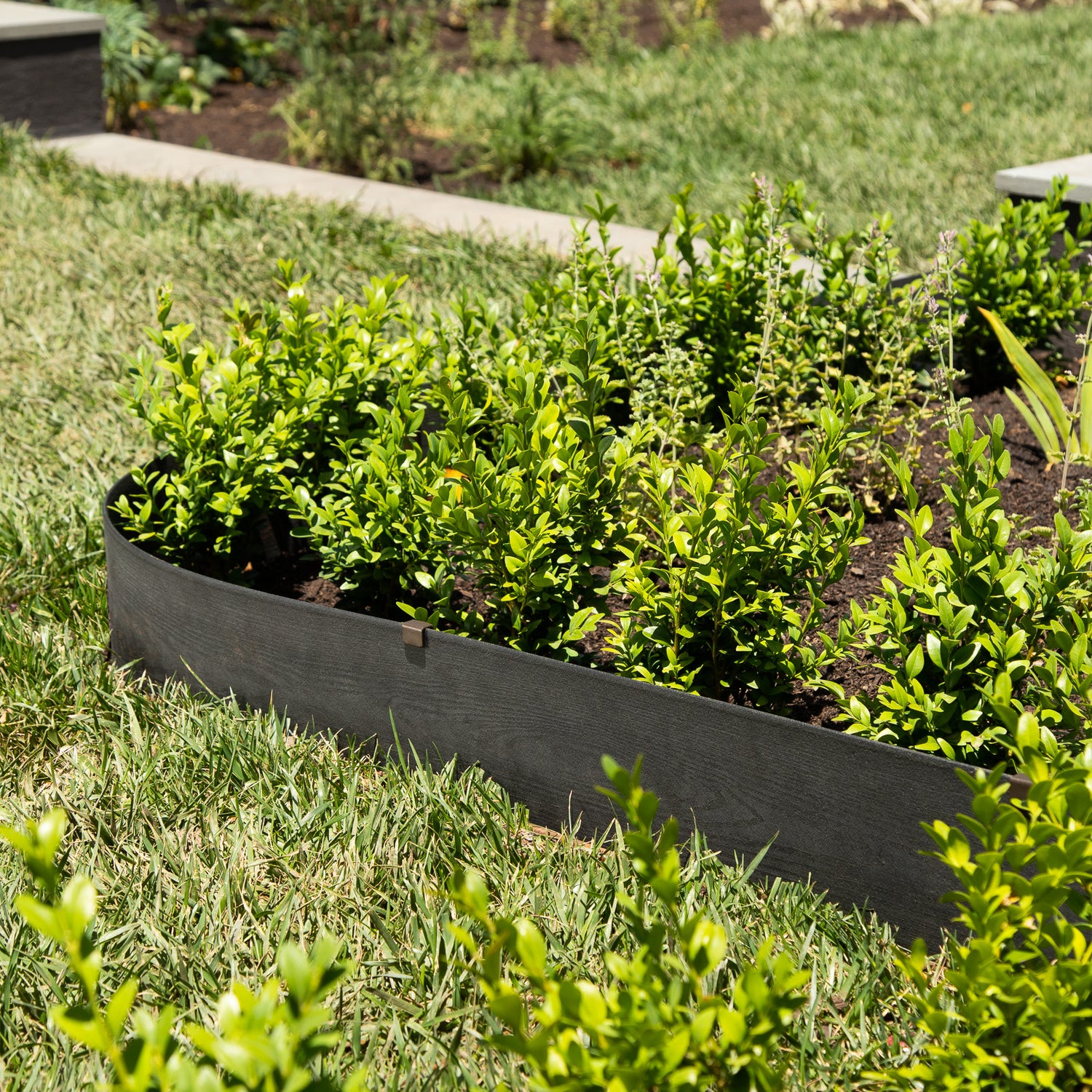Charcoal Composite Edging