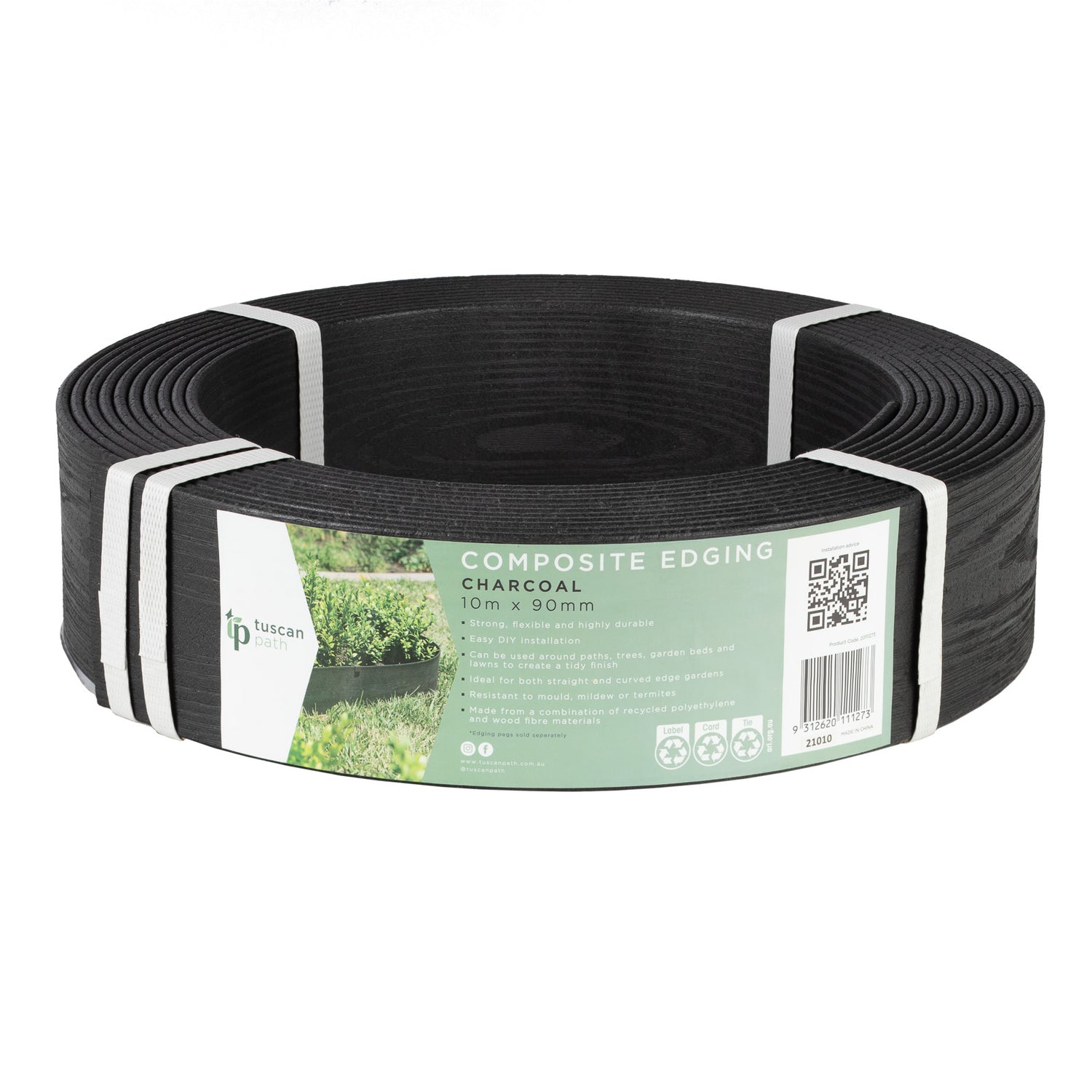 Charcoal Composite Edging
