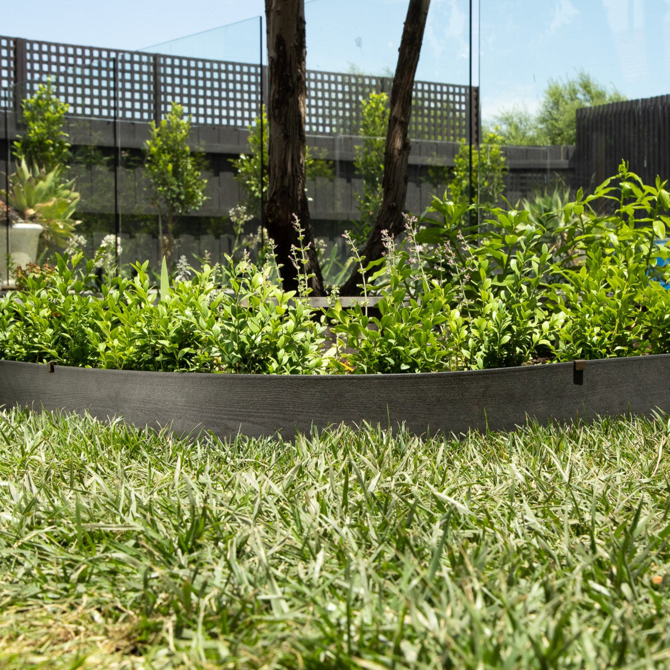 Charcoal Composite Edging
