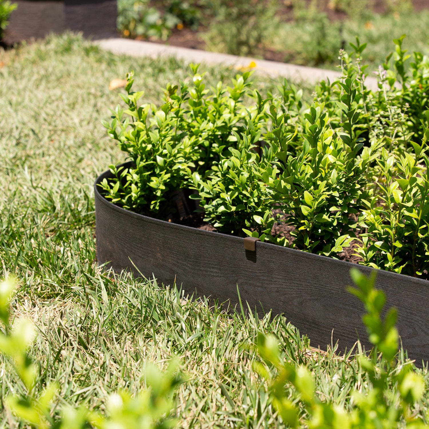 Charcoal Composite Edging
