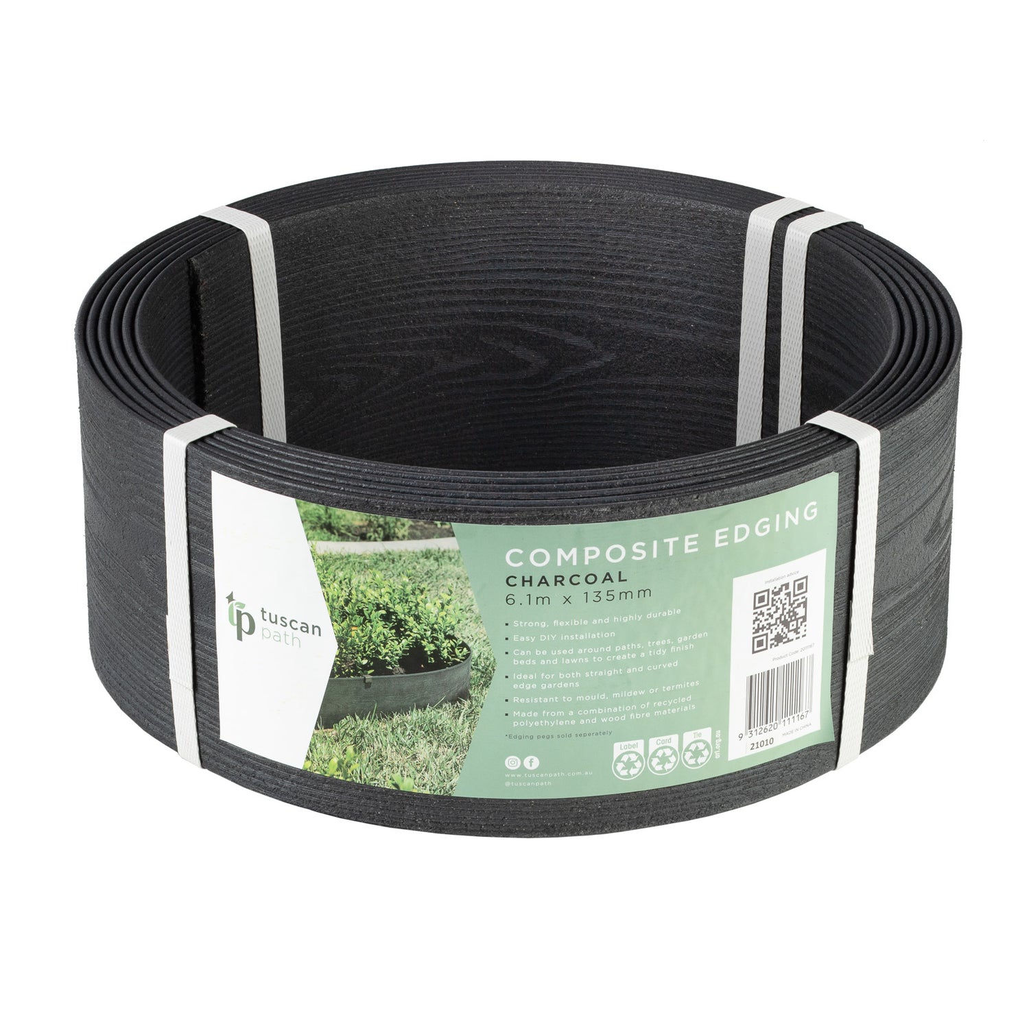 Charcoal Composite Edging