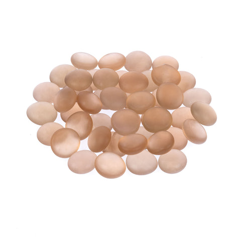 Frosted Apricot 17-19mm Decorative Pebbles