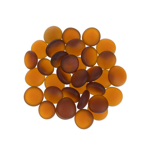 Frosted Brown 17-19mm Decorative Pebbles