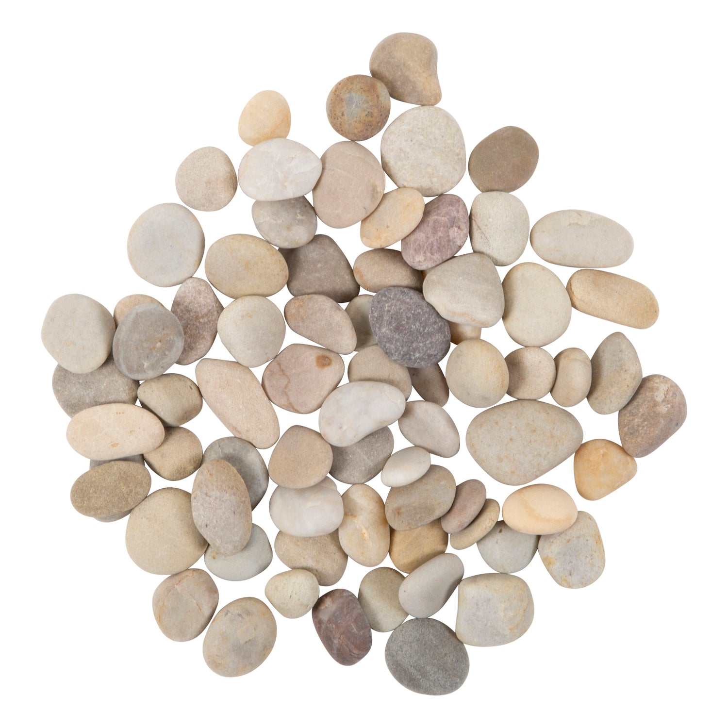 Smooth Cream 10-20mm Landscaping Pebbles