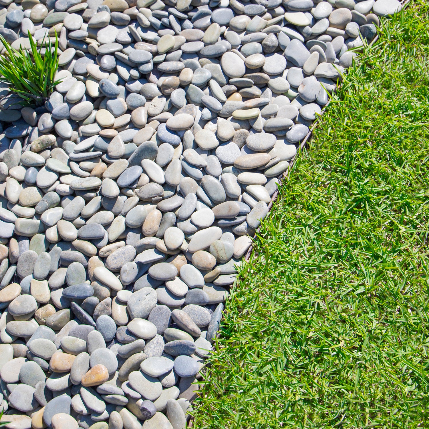 Natural Green Wash 30-50mm Landscaping Pebbles