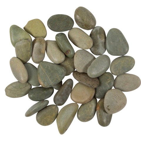 Natural Green Wash 30-50mm Landscaping Pebbles