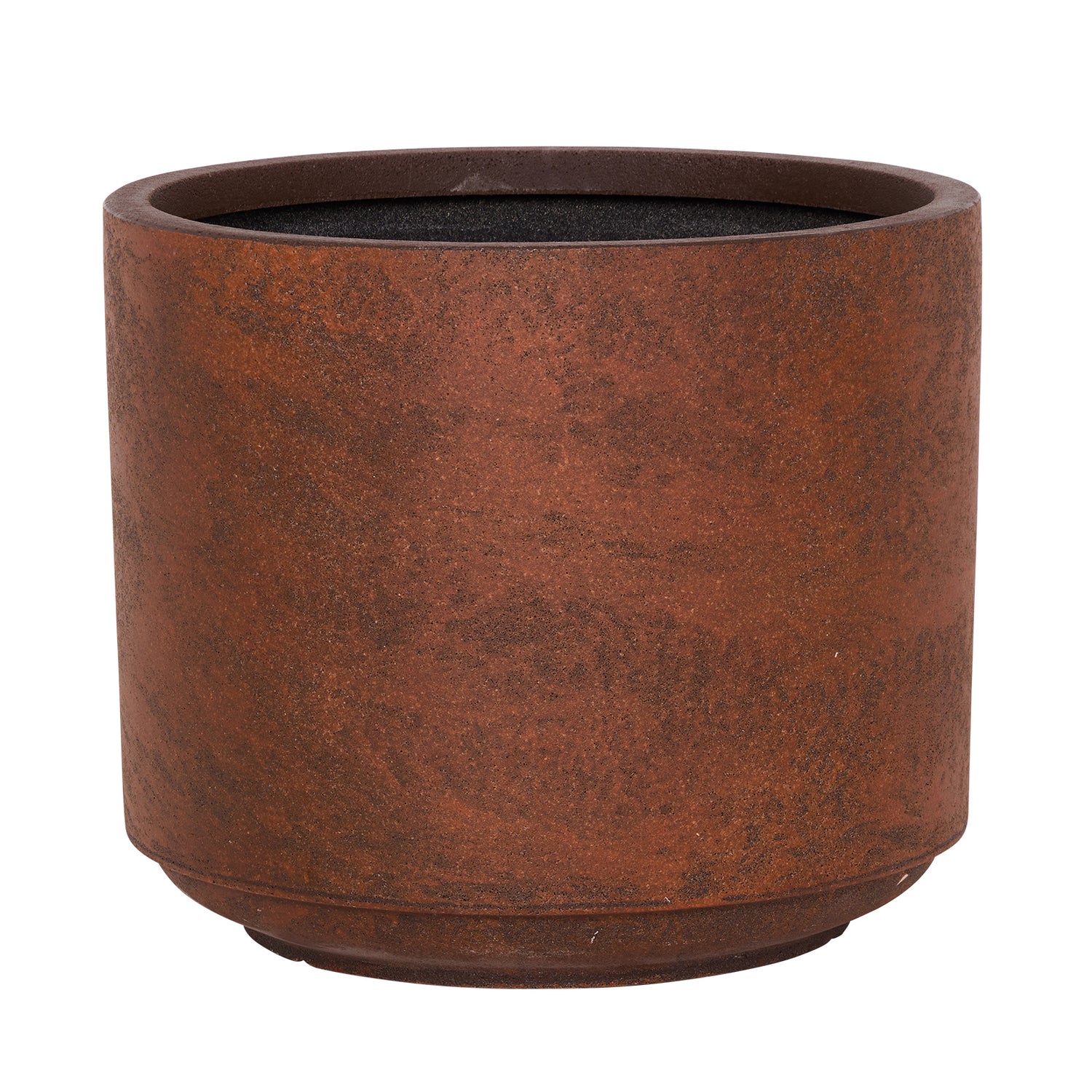 Harper Drum Planter in Rust