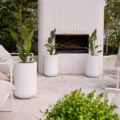 Gavin Cylinder in White