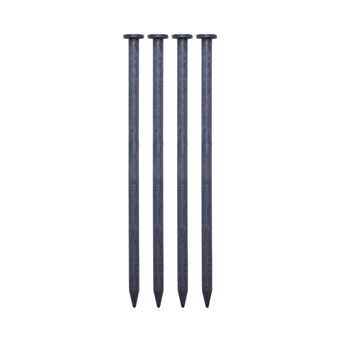Grey Nylon Edging Pegs 4pk
