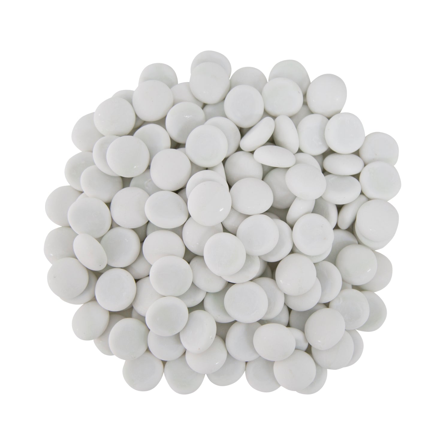 Frosted White 17-19mm Decorative Pebbles