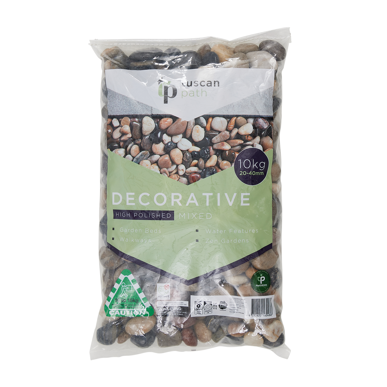 High Polish Mix 20-40mm Landscaping Pebbles