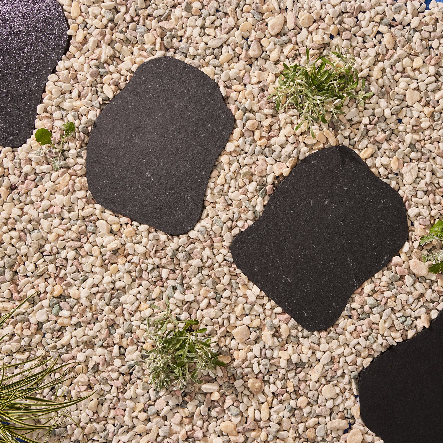Charcoal Limestone Stepping Stone