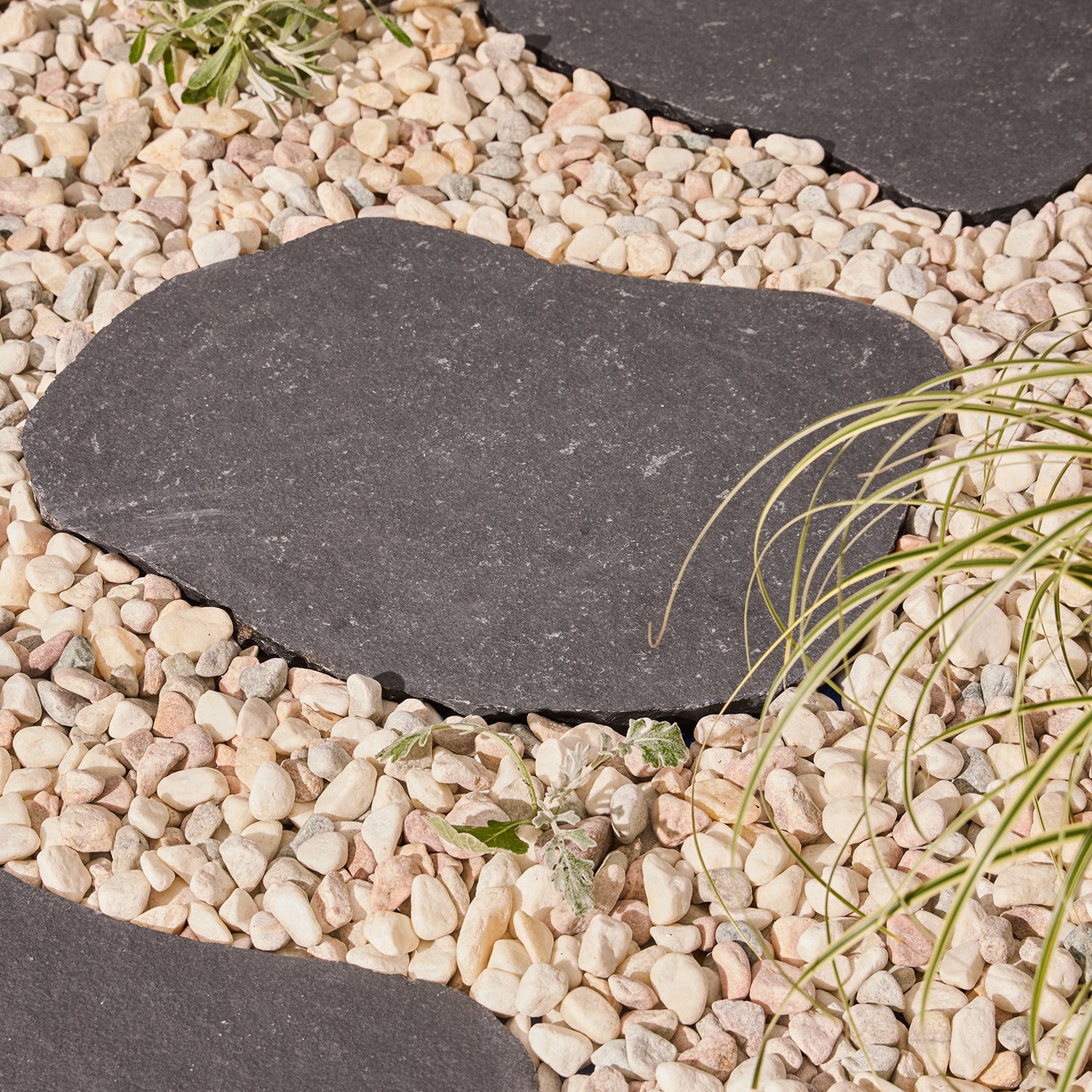 Charcoal Limestone Stepping Stone