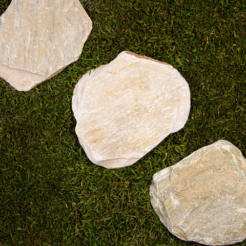 Biege Mix Quartzite Stepping Stone