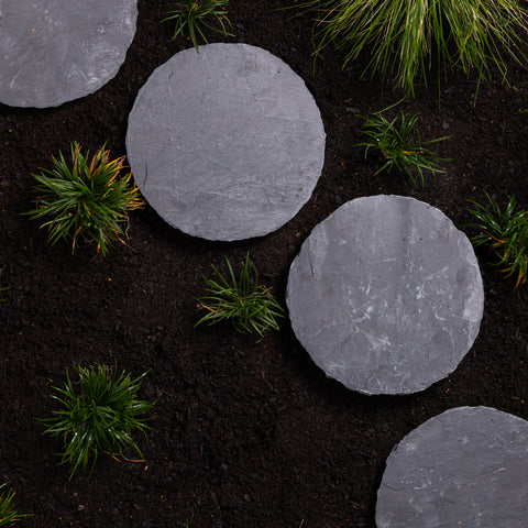Black Slate Stepping Stone