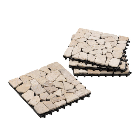 Tuscan Path 4pc Click Floor Tiles