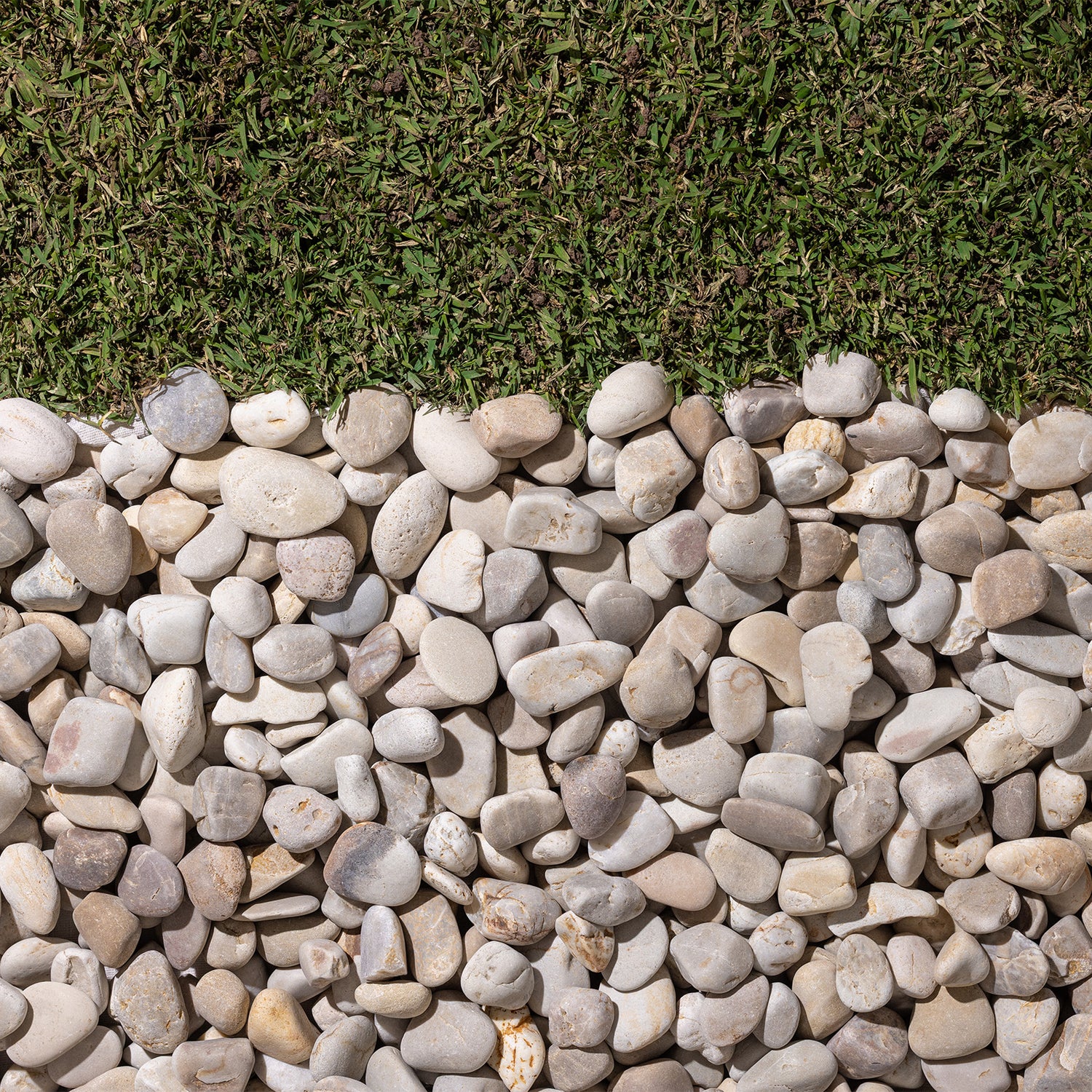 Smooth Cream River Pebbles 30-50mm