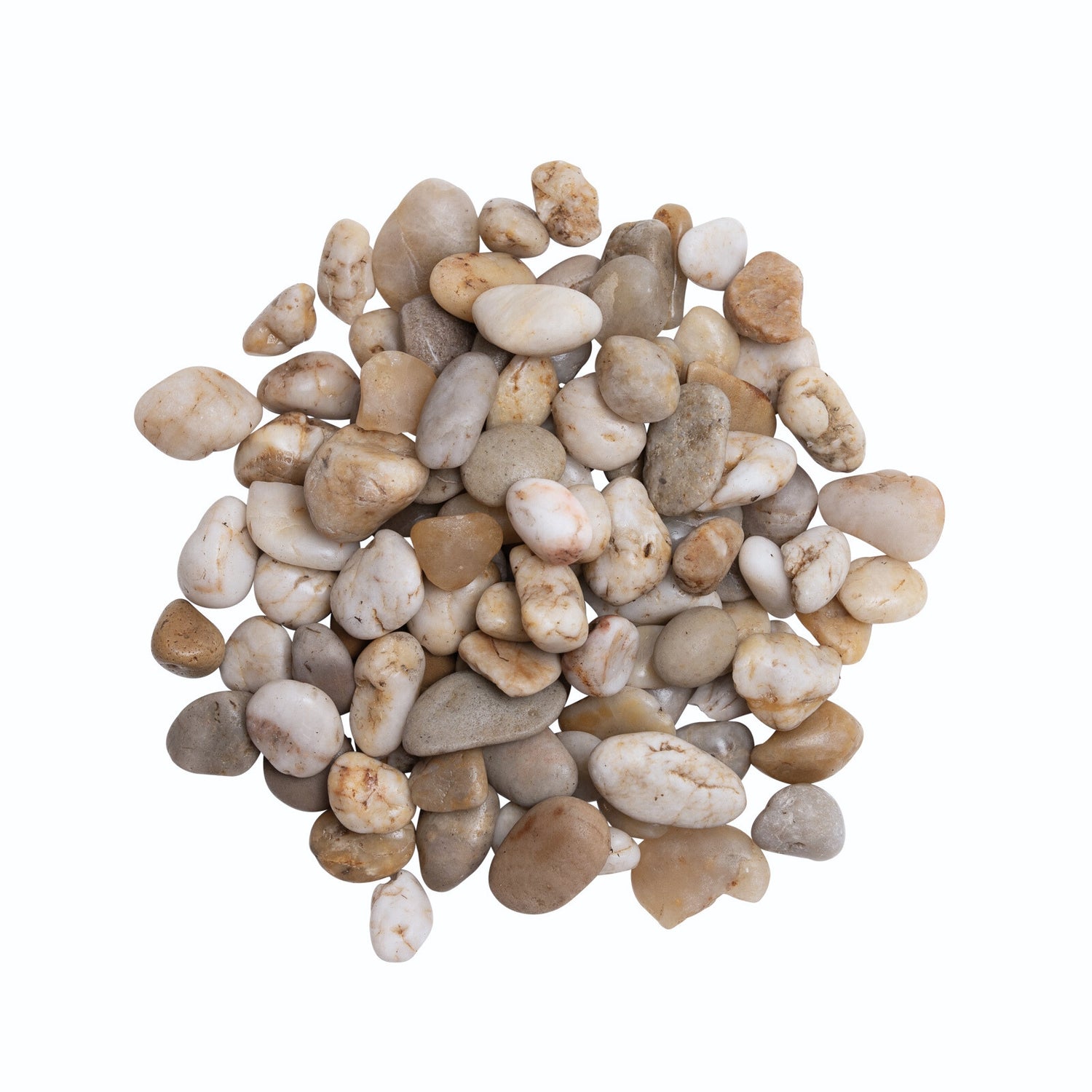 Smooth Cream River Pebble 15-20mm