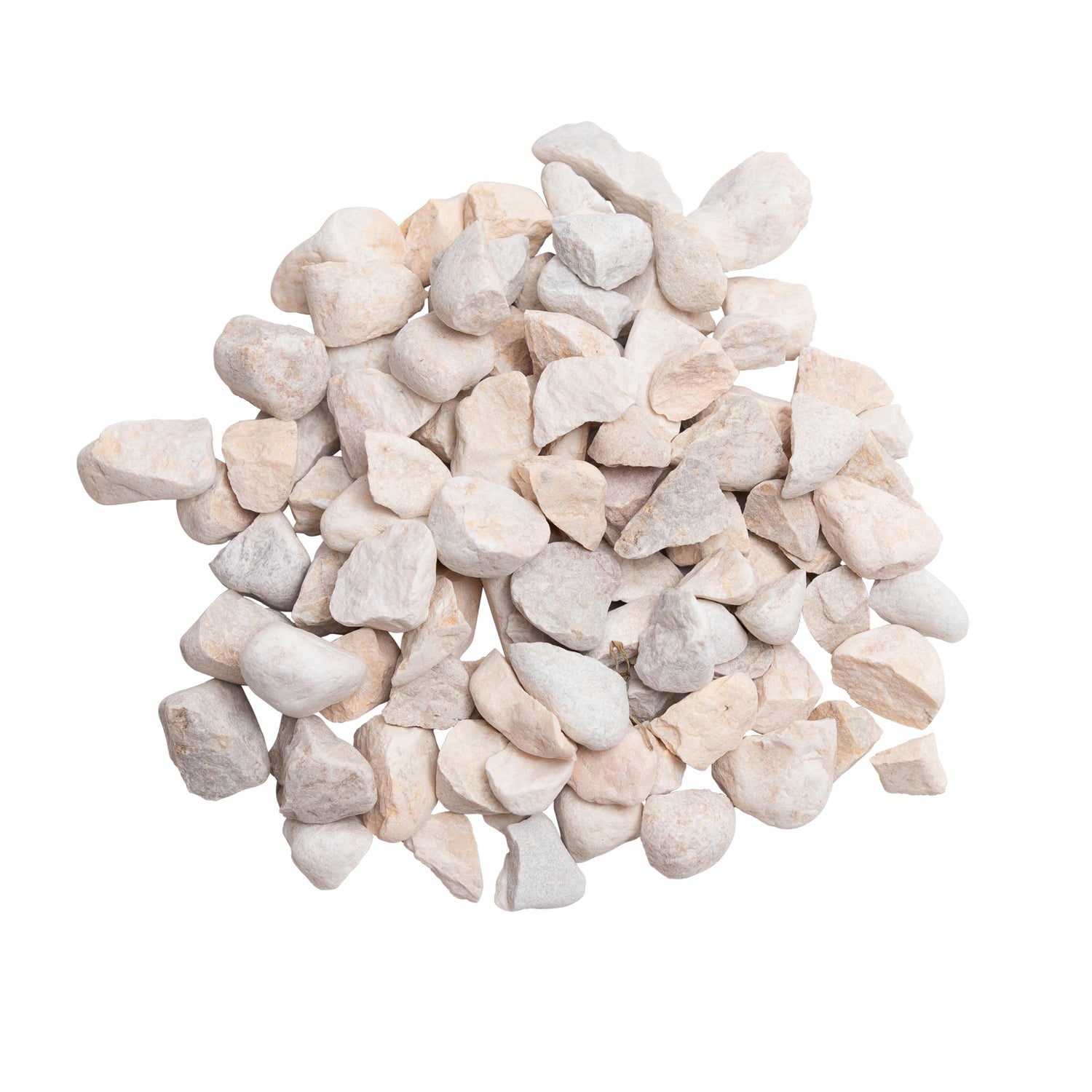 Crushed Light Mixed Limestone Pebbles 20-30mm