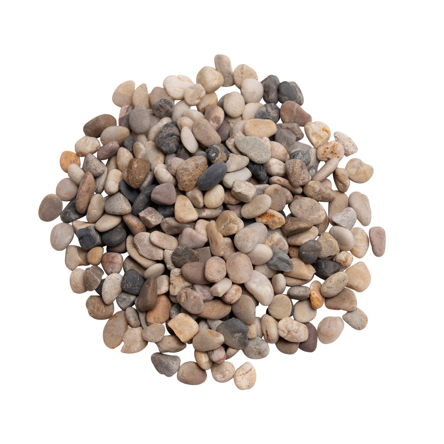 Pebbles8 Natural Mixed River Pebbles 8-12mm – Tuscan Path