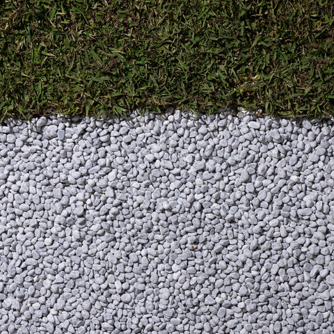 Tumbled Silver Grey Limestone Pebbles 8-12mm