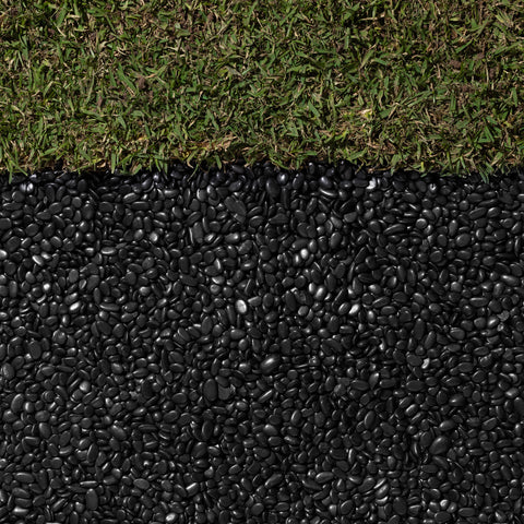 Polished Black River Pebbles 8-12mm