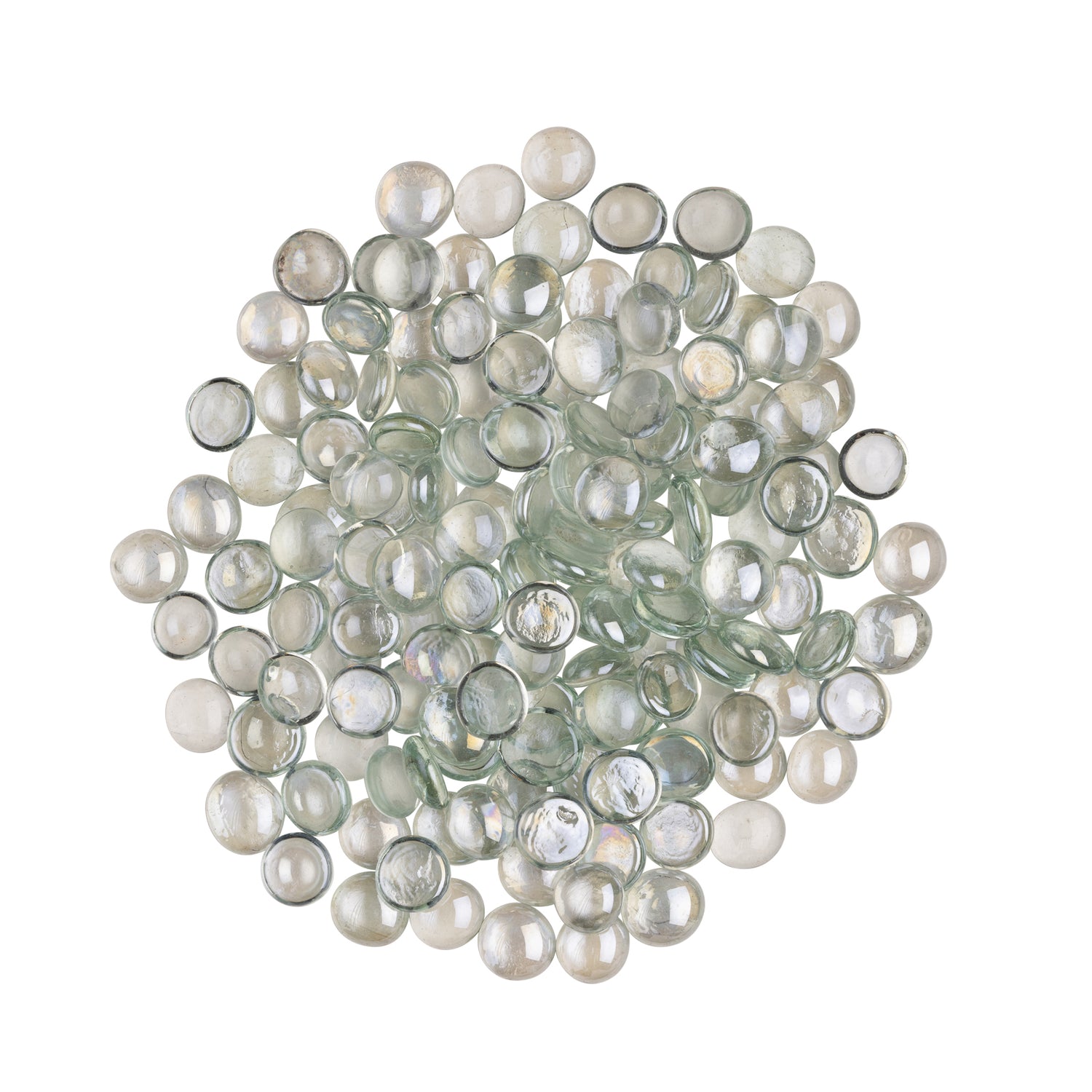 Clear Glass Gems 17-19mm