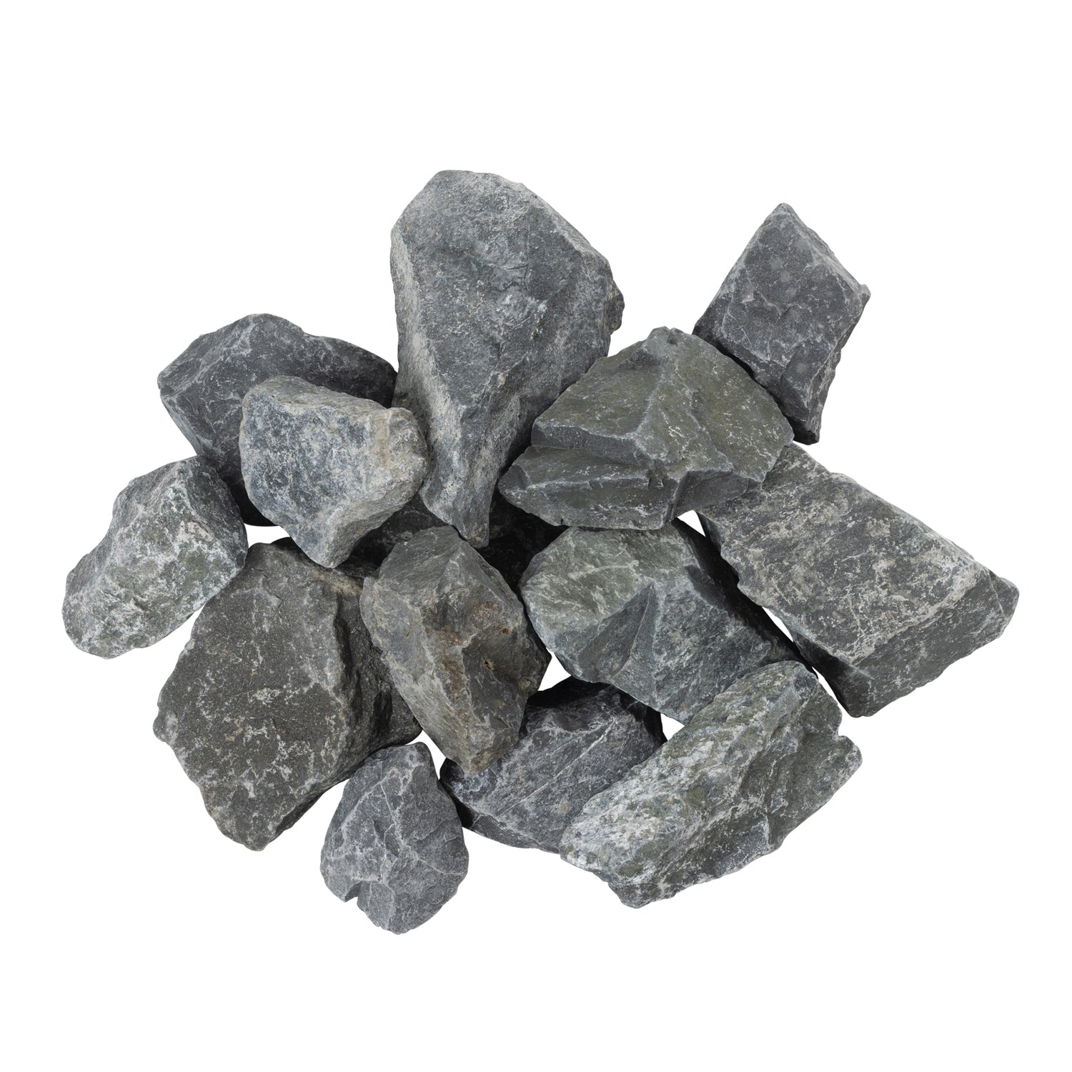 Charcoal Limestone Rockery Stones 100-150mm