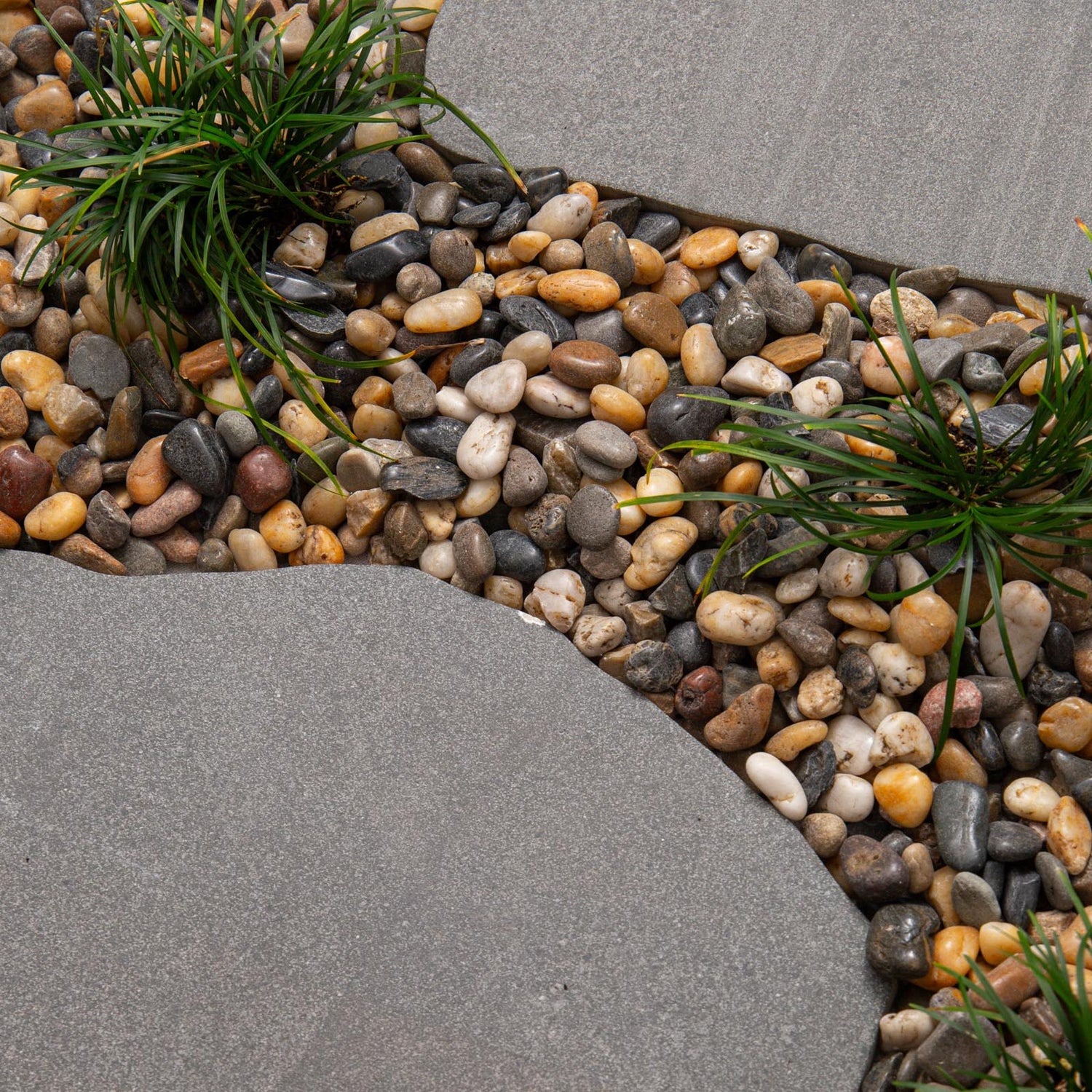 Charcoal Porcelain Stepping Stone
