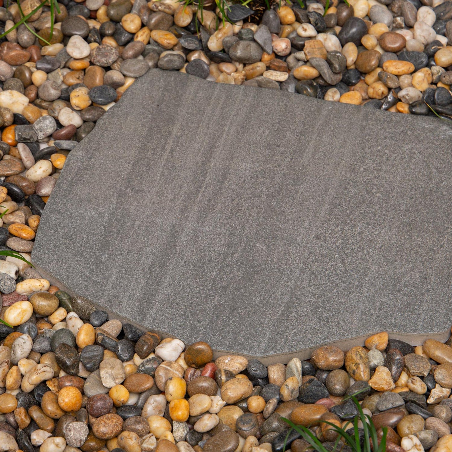 Charcoal Porcelain Stepping Stone