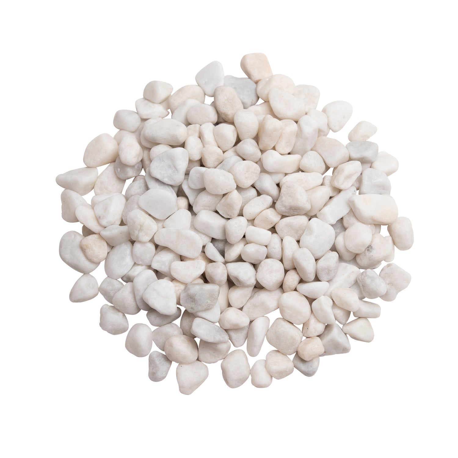 Natural Snow White Marble Pebbles 10-15mm
