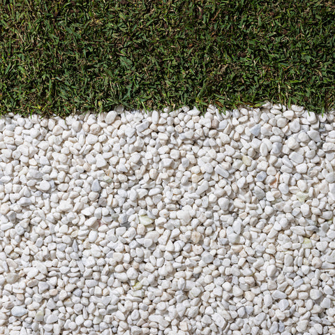 Natural Snow White Marble Pebbles 10-15mm