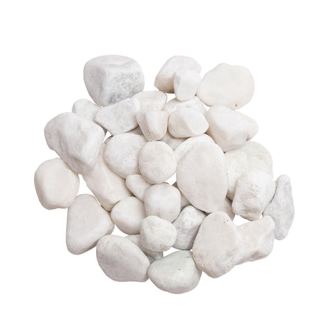 Natural Snow White Marble Pebbles 20-25mm