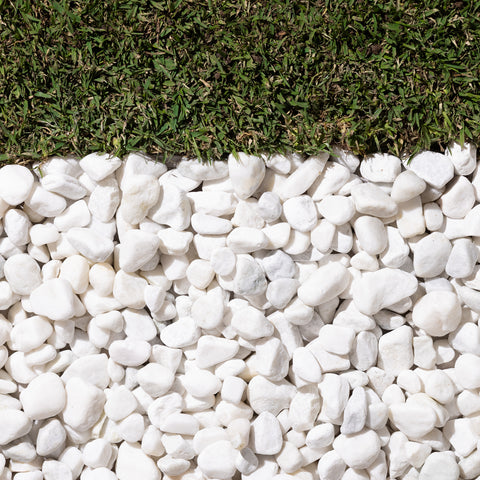 Natural Snow White Marble Pebbles 20-25mm