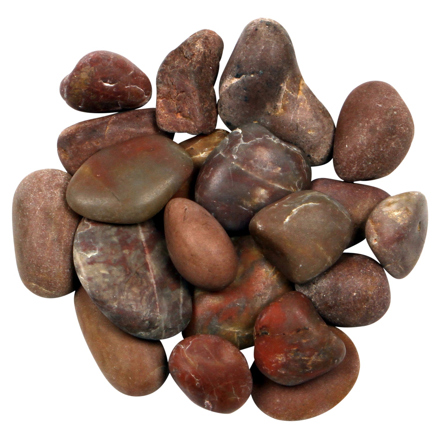 Polished Red 30-50mm Decorative Pebbles