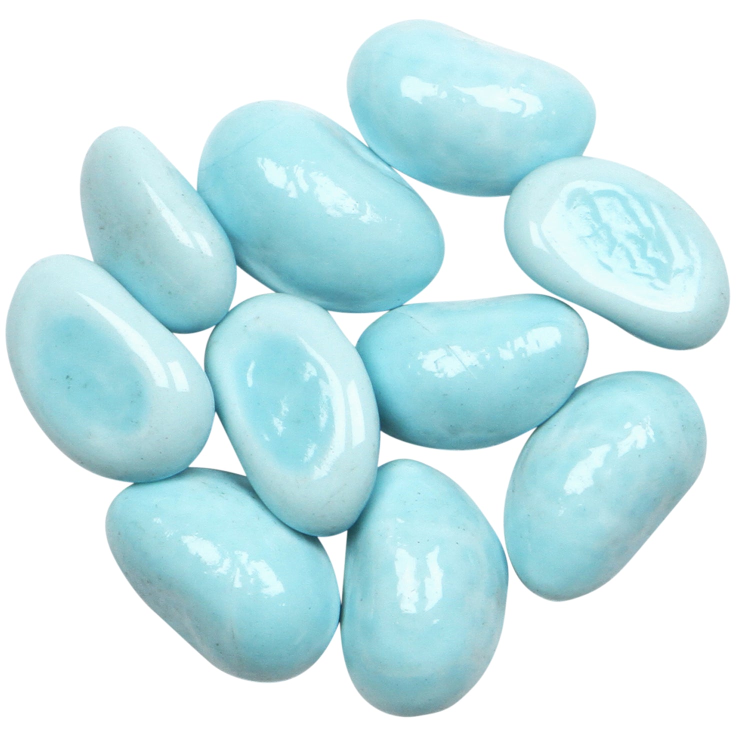 Moroccan Turquoise 30-35mm Decorative Pebbles