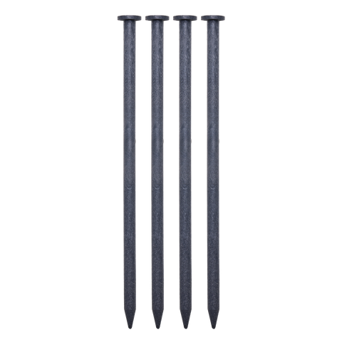 Grey Nylon Garden Edging Pegs 4pk