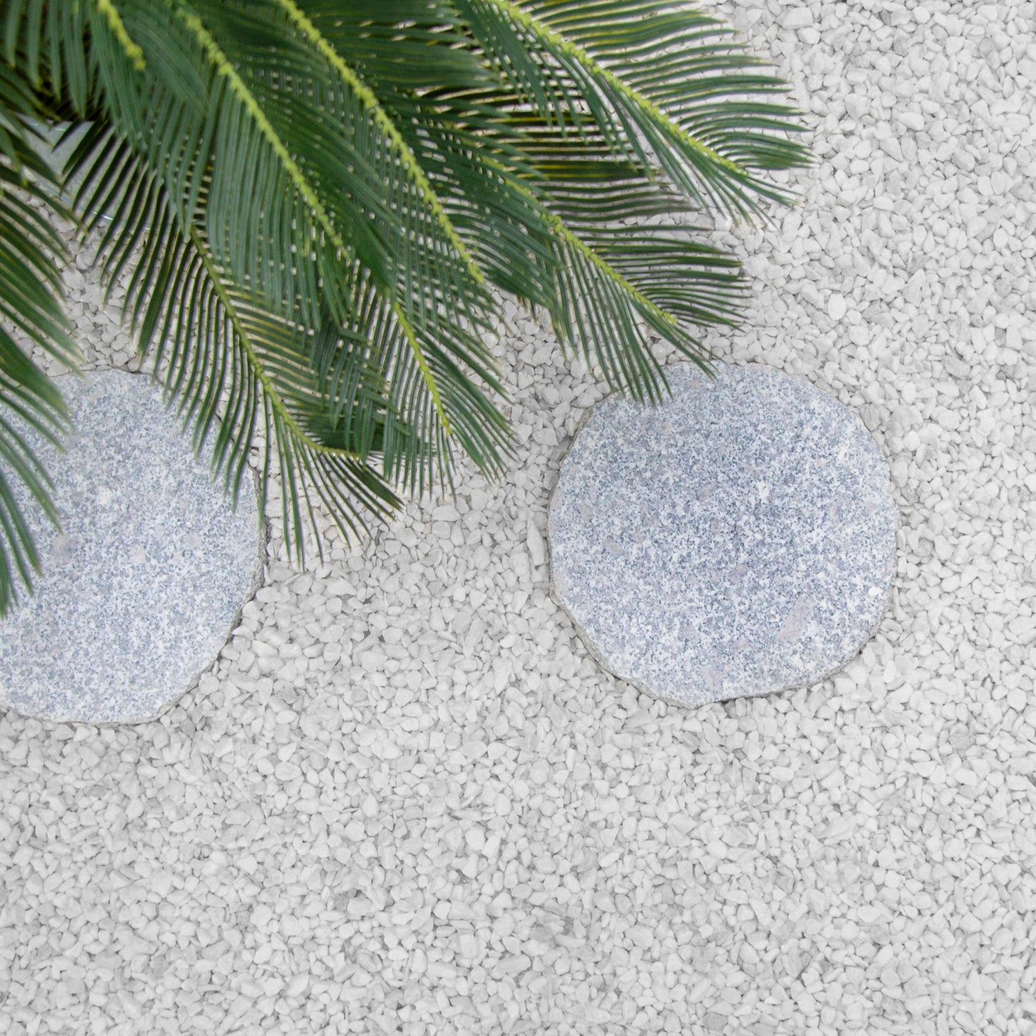 Grey Granite Round Stepping Stone