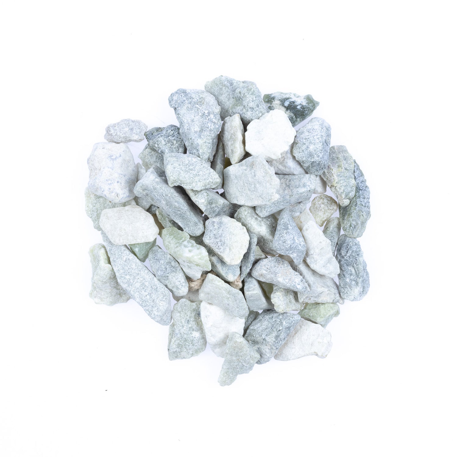 Mixed Jade Green 10-15mm Pebbles