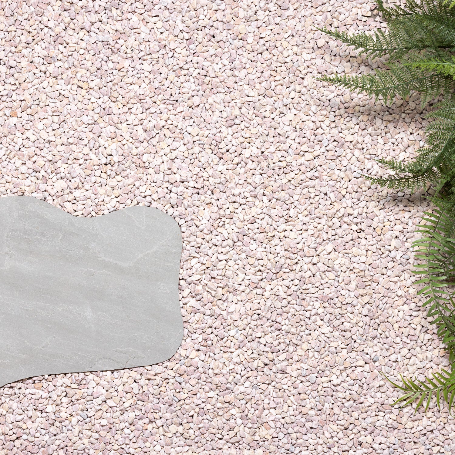 Light Peach 6-9mm Landscaping Pebbles