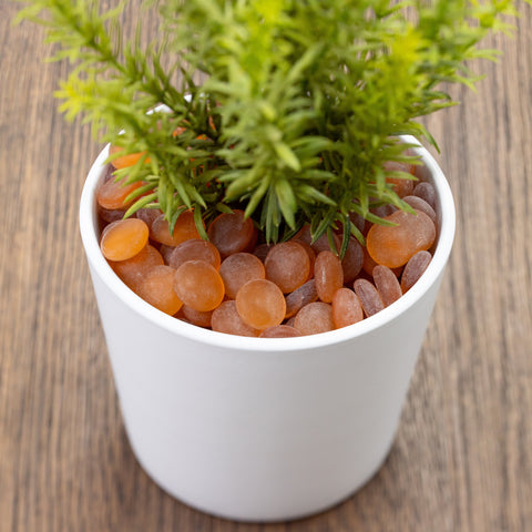 Frosted Apricot 17-19mm Decorative Pebbles