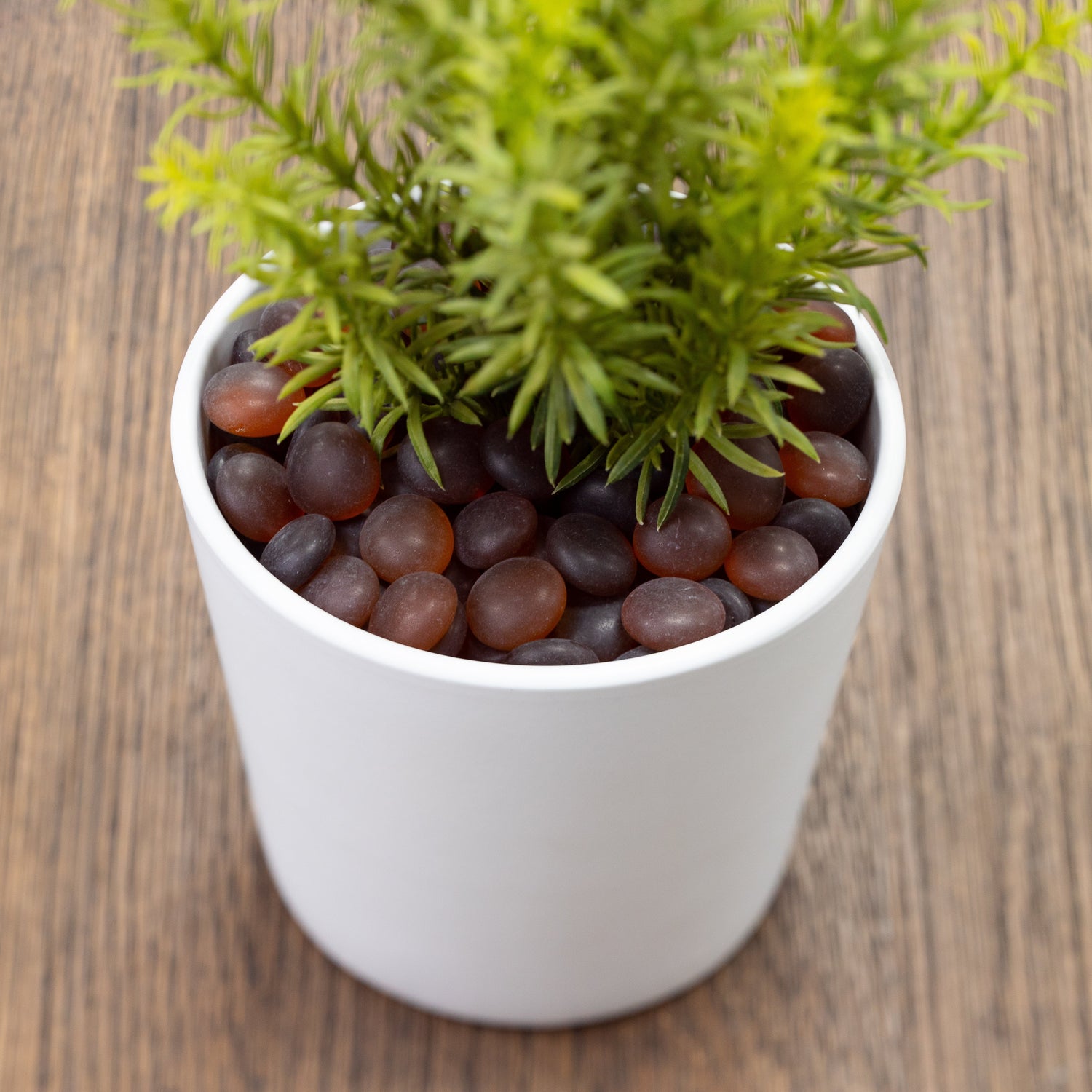 Frosted Brown 17-19mm Decorative Pebbles
