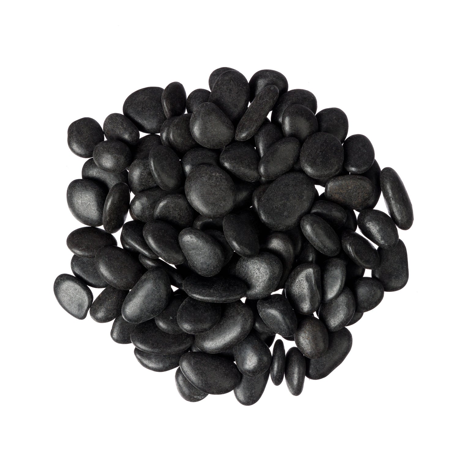 Black 15-20mm Pebbles Decorative Pebbles