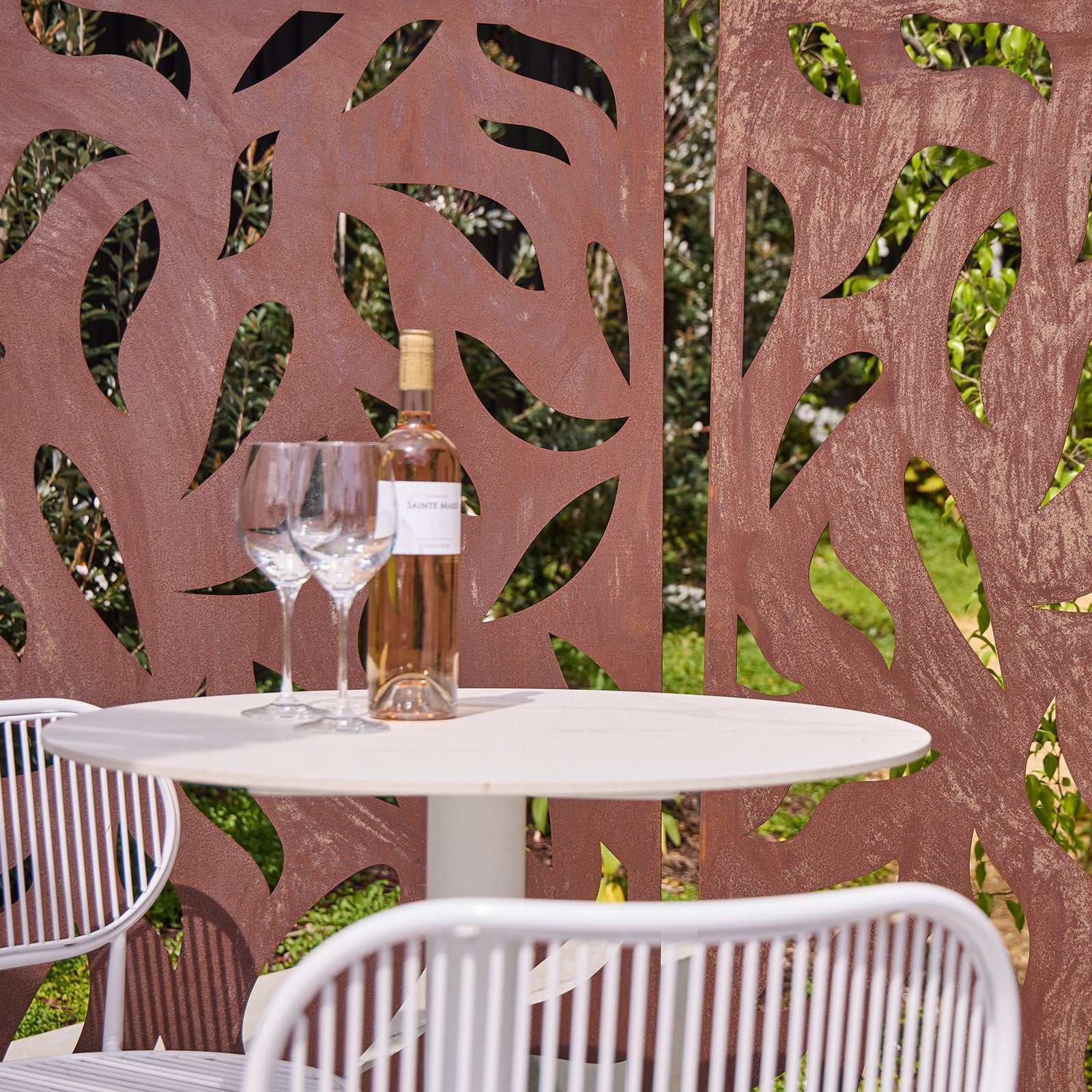 Rust Leaf Screen – Tuscan Path