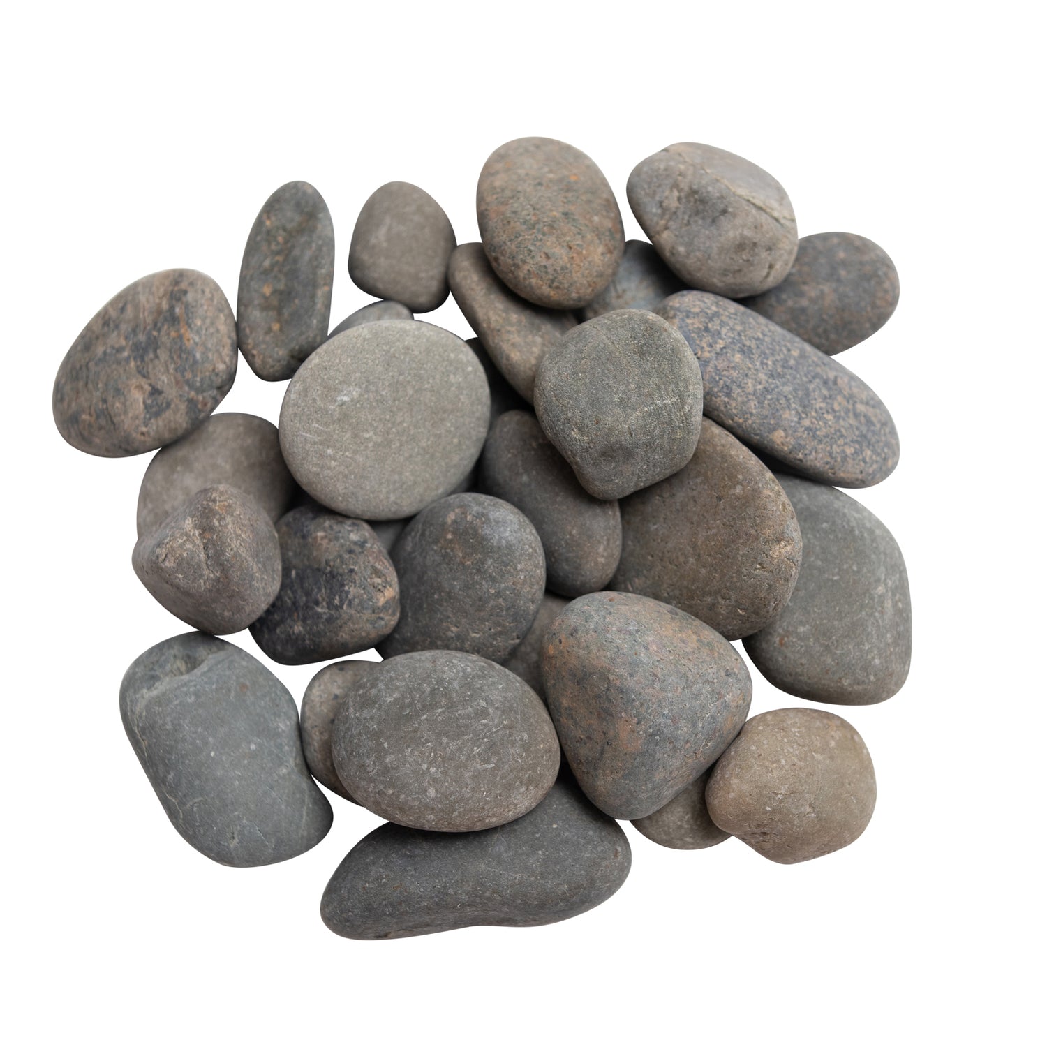 Natural Grey Wash River Pebbles 30-50mm