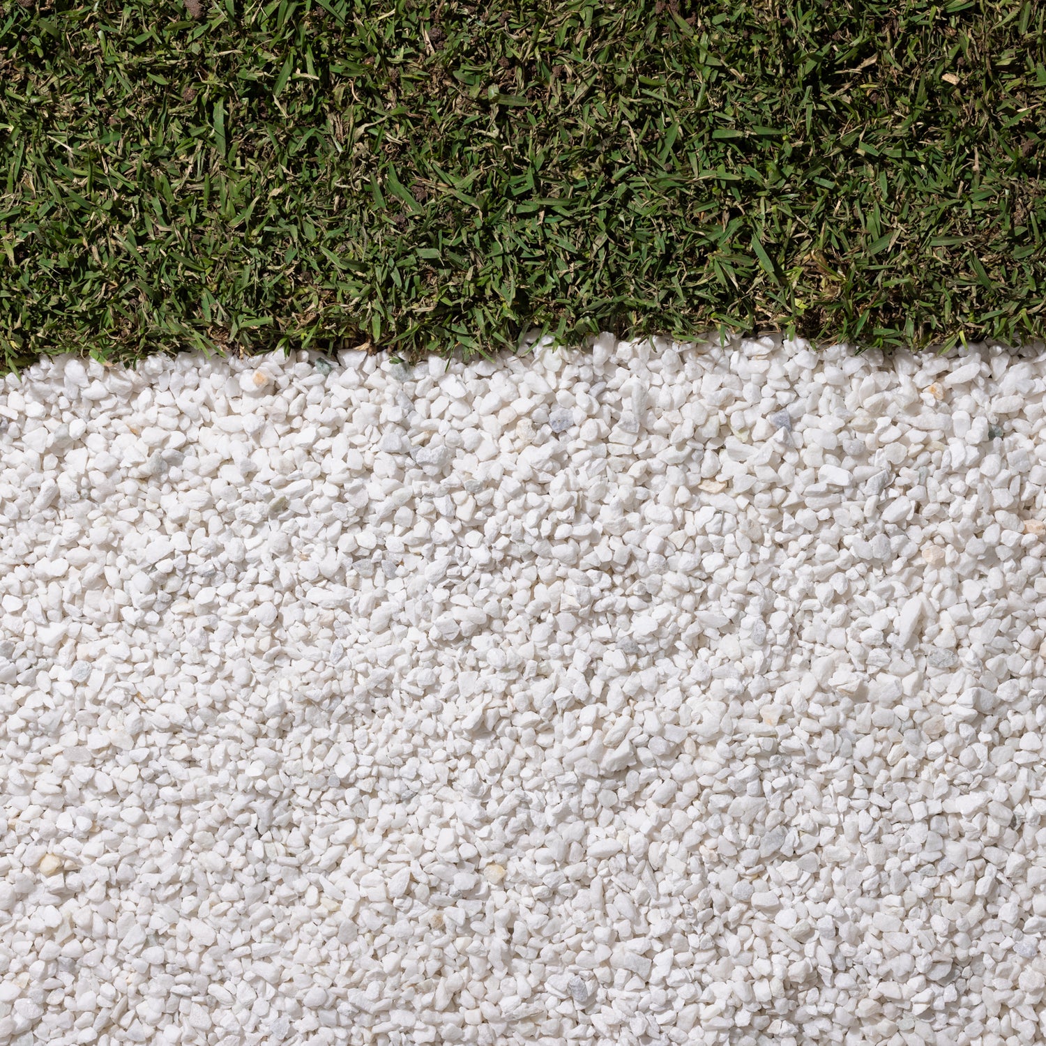 Natural Crushed White Marble Pebbles 8-12mm